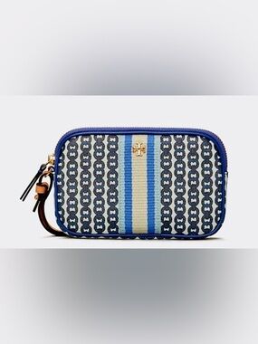 ✨ Tory Burch Gemini Link Stripe Wristlet – NWT ✨